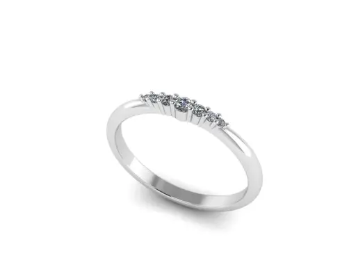 [A.01.003] ANEL LIRY 7 PEDRAS EM PRATA 925