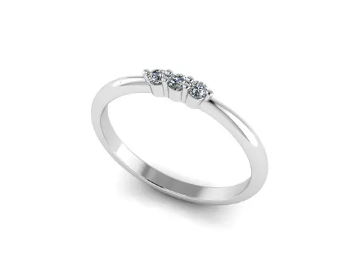 [A.01.002] ANEL LIRY 3 PEDRAS EM PRATA 925